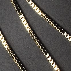 Gold Baby Box Chain