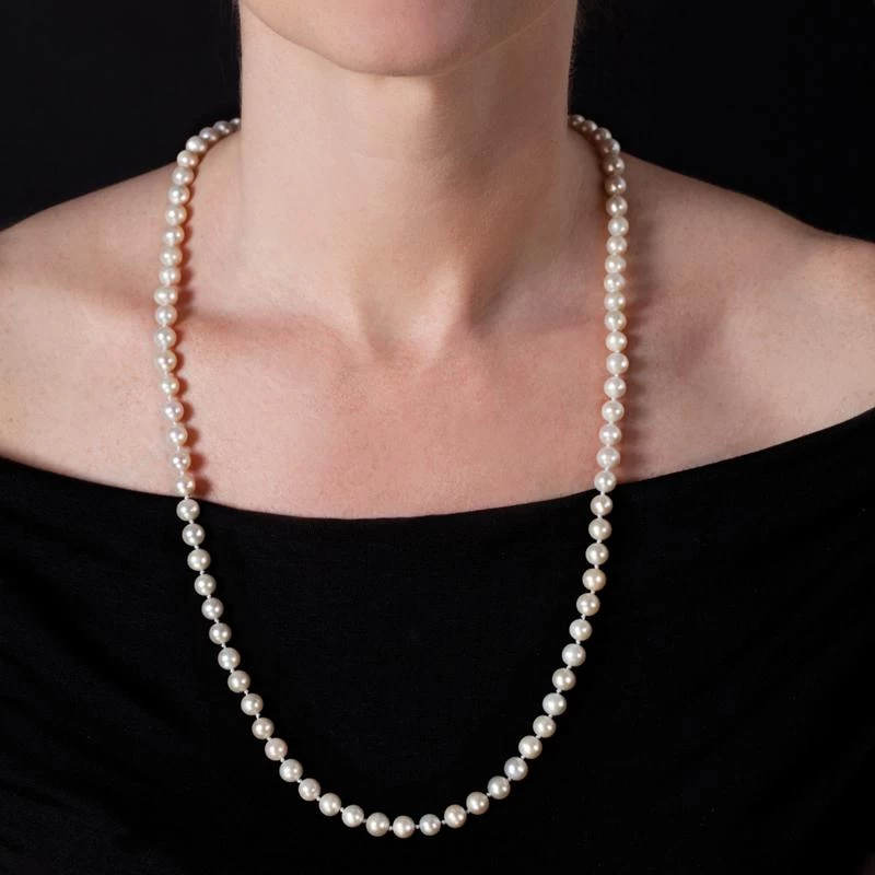 Mitsuko Organic Cultured Pearl Necklace 2 Mitsuko Organic Cultured Pearl Necklace - Image 2
