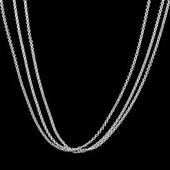3-Strand Sterling Silver Cable Chain