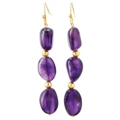 Lusso Amethyst Necklace, Bracelet & Earrings Set -Accessories shop, one for all. 26722 3 800