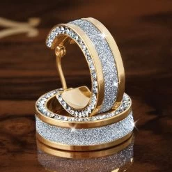 Mirantique Gold-finished Earrings