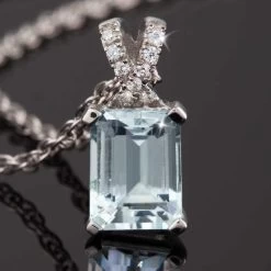 Aquamarine Ice Pendant