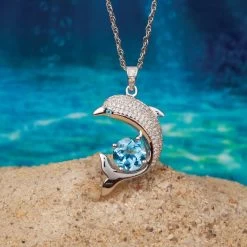 Dolphin Pendant & Chain