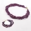 Porpora Amethyst Necklace & Bracelet