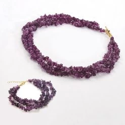 Porpora Amethyst Necklace & Bracelet