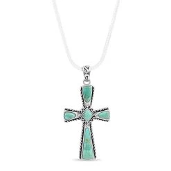 Mission Turquoise Cross Pendant