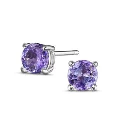 Tanzanite Anniversary Studs