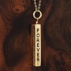 14K Italian Gold Forever Pendant