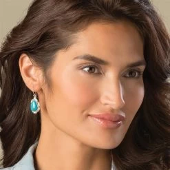 Sedona Turquoise Pendant, Chain And Earrings -Accessories shop, one for all. 42237 4 800