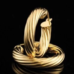 Cerchi Scanalati Earrings