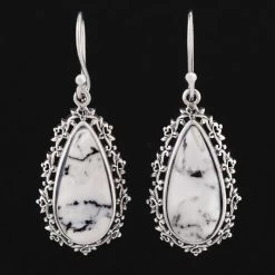 White Buffalo Earrings