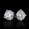 Moissanite Solitaire Earrings (2 Ctw.)