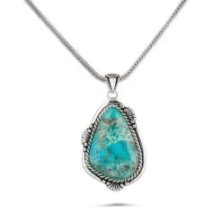 Sedona Turquoise Pendant And Chain