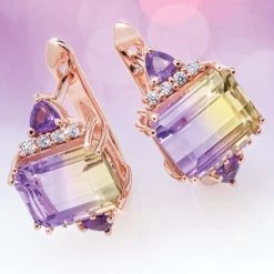 Ametrine Bliss Earrings (5 1/4 Ctw)