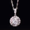Moissanite Pendant And Chain