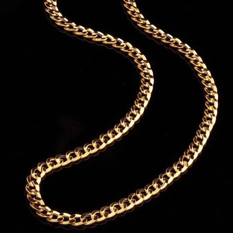 14K Italian Gold Grumetta Necklace And Bracelet 2 14K Italian Gold Grumetta Necklace And Bracelet - Image 2