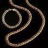 14K Italian Gold Grumetta Necklace And Bracelet
