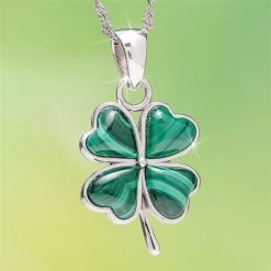 Lucky Four-Leaf Clover Pendant