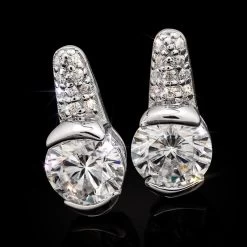 Dearly Beloved Moissanite Earrings