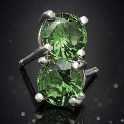 Helenite Claddagh Ring Plus FREE Sterling Silver Helenite Stud Earrings 5 Helenite Claddagh Ring Plus FREE Sterling Silver Helenite Stud Earrings -Accessories shop, one for all. 47222 2 800