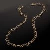 20" Gold-finished Sterling Silver Chain