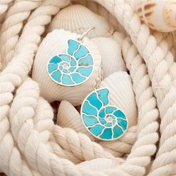 Fibonacci Turquoise Earrings
