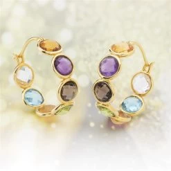 Luxury Gems Bubble Earrings