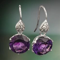 Another Round Amethyst Ring, Necklace And Earrings -Accessories shop, one for all. 50564 2 800