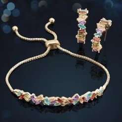 Confetti Bracelet & Earrings
