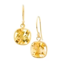 Gemdrop Earrings (Citrine)