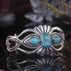 Kingman Turquoise Bangle
