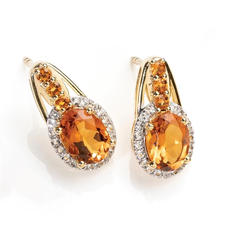 Sunny Madeira Citrine Earrings 1 Sunny Madeira Citrine Earrings