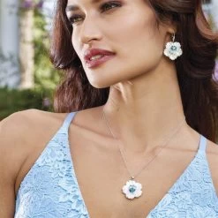 Cherry Blossom Necklace & Earrings -Accessories shop, one for all. 53118 3 800