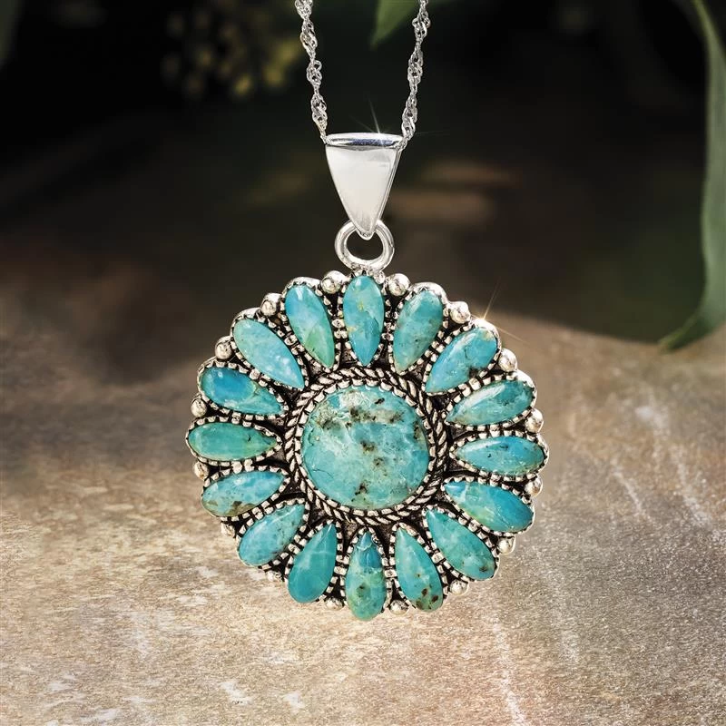 Tucson Sun Turquoise Pendant 1 Tucson Sun Turquoise Pendant