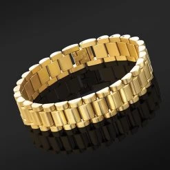 Gilded Steel Men's Bracelet