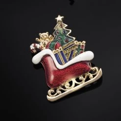 Signs Of The Season Brooch (Sleigh)