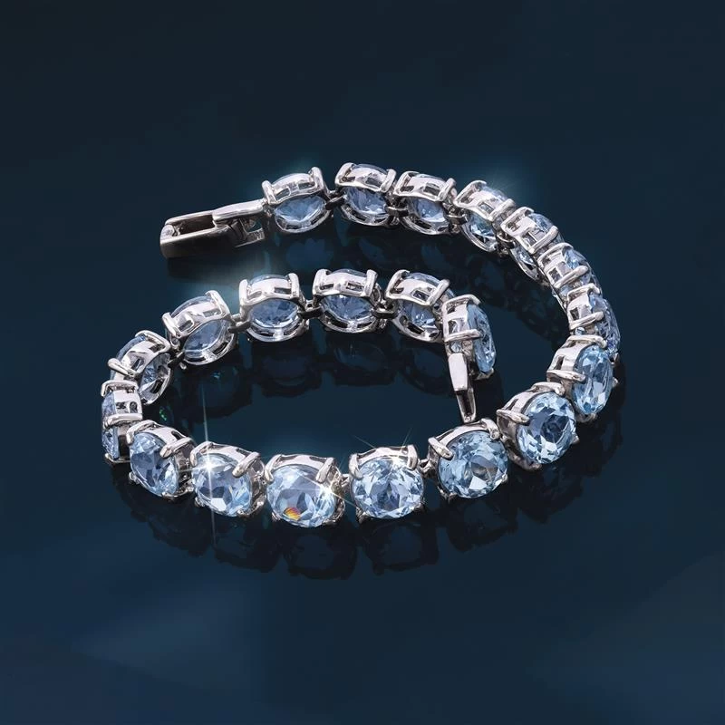 Celeste Sky Blue Topaz Bracelet 1 Celeste Sky Blue Topaz Bracelet