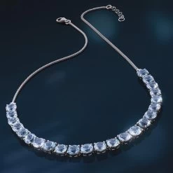 Celeste Sky Blue Topaz Necklace