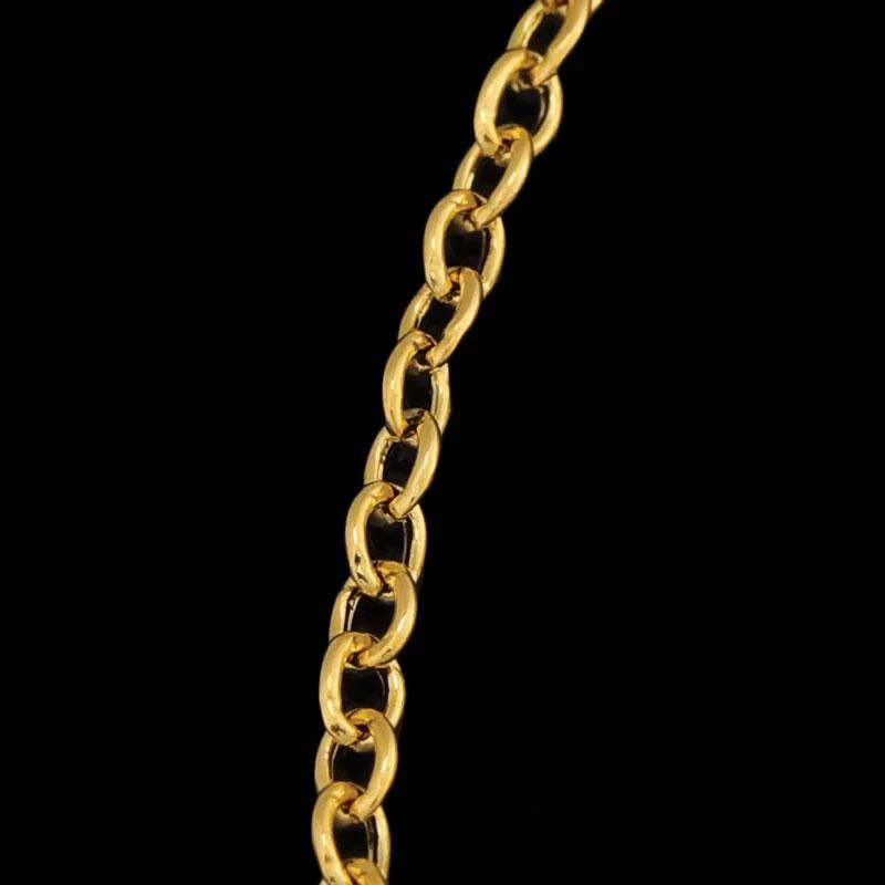 Gold Rolo Link Chain (14k) 2 Gold Rolo Link Chain (14k) - Image 2