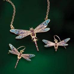 Accessories shop, one for all. 26 Dragonfly Nouvelle Necklace & Earrings
