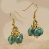 Garden Green Murano Earrings