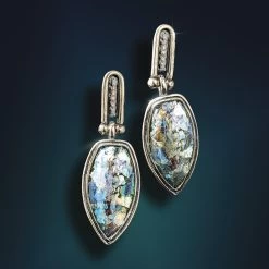 Ancient Tribune Roman Glass Pendant, Chain & Earrings -Accessories shop, one for all. 56017 2 800