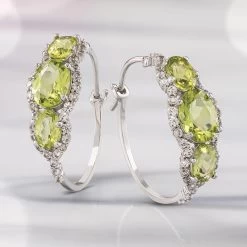 Gem For The Ages Peridot Earrings