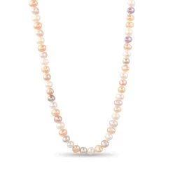 Mermaid's Rainbow Pearl Necklace