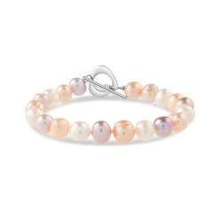Mermaid's Rainbow Pearl Bracelet