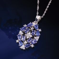 Serengeti Tanzanite Pendant & Chain