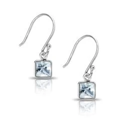 Aquamarine Dangle Earrings