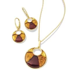 Everlasting Amber Necklace & Earrings