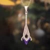 Brilliant Amethyst Pendant