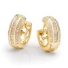 Huggie Hoops Earrings (gold)